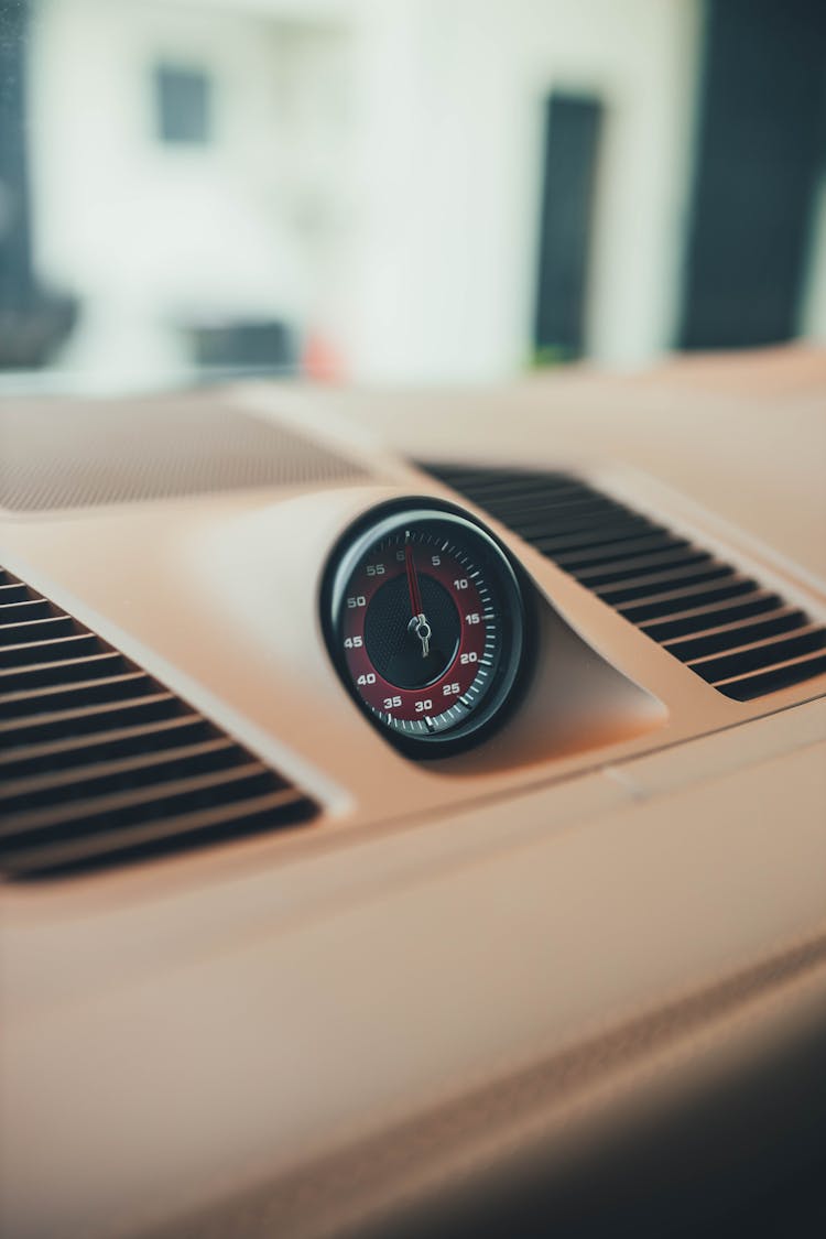 Meter On Car Dashboard