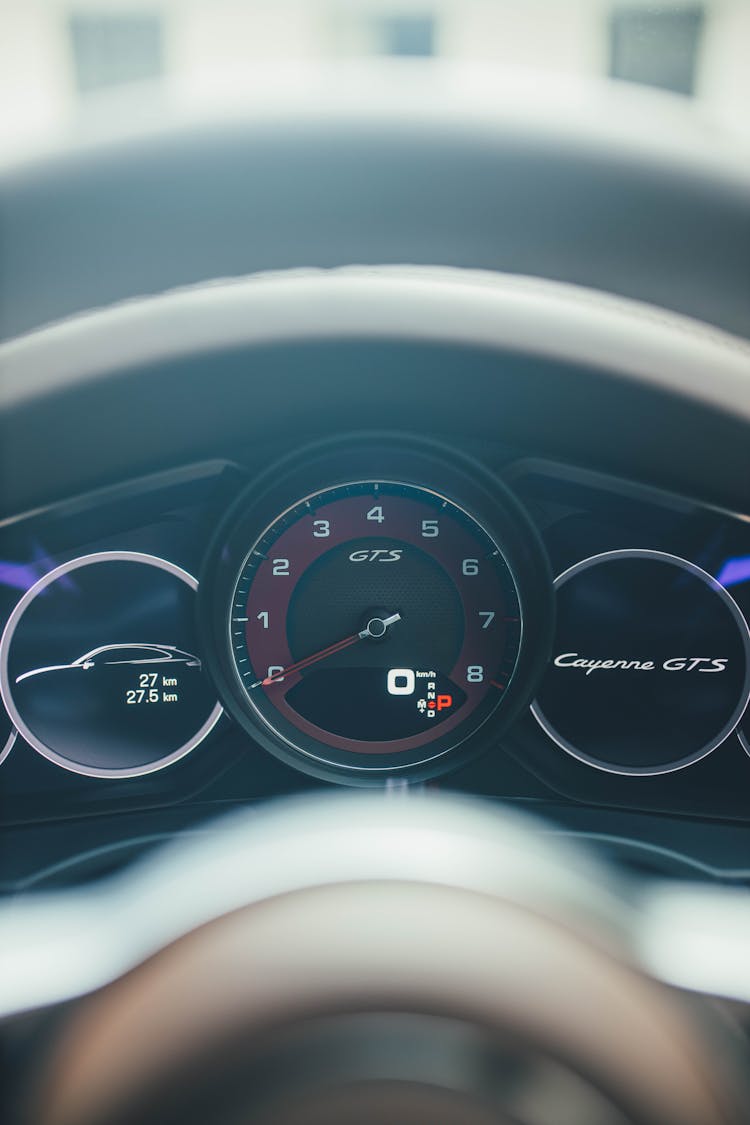 Meters On Car Dashboard