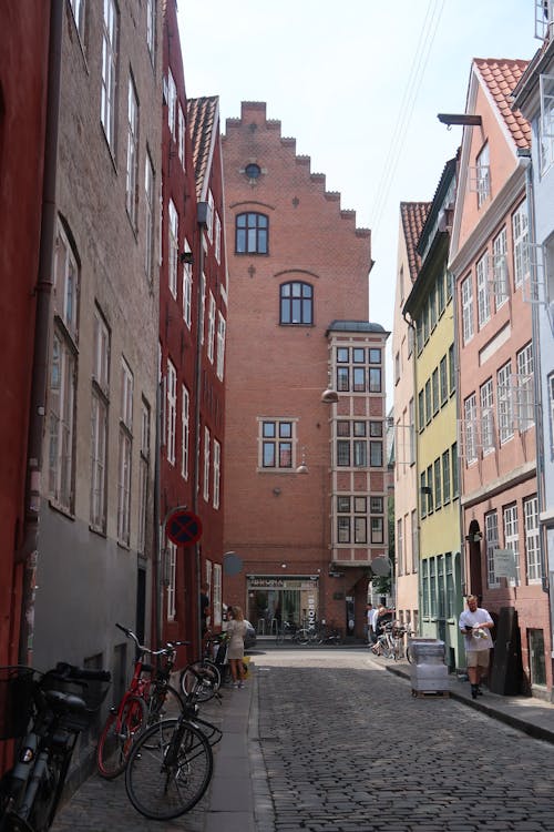 Narrow, Cobblestone Street in Old Town