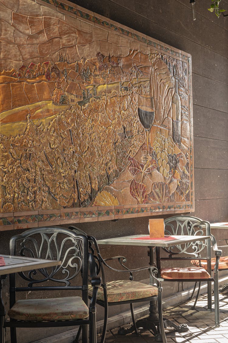 Painting And Furniture In A Restaurant 