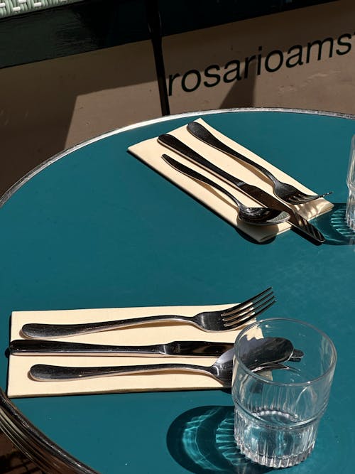 Cutlery on Bar Table