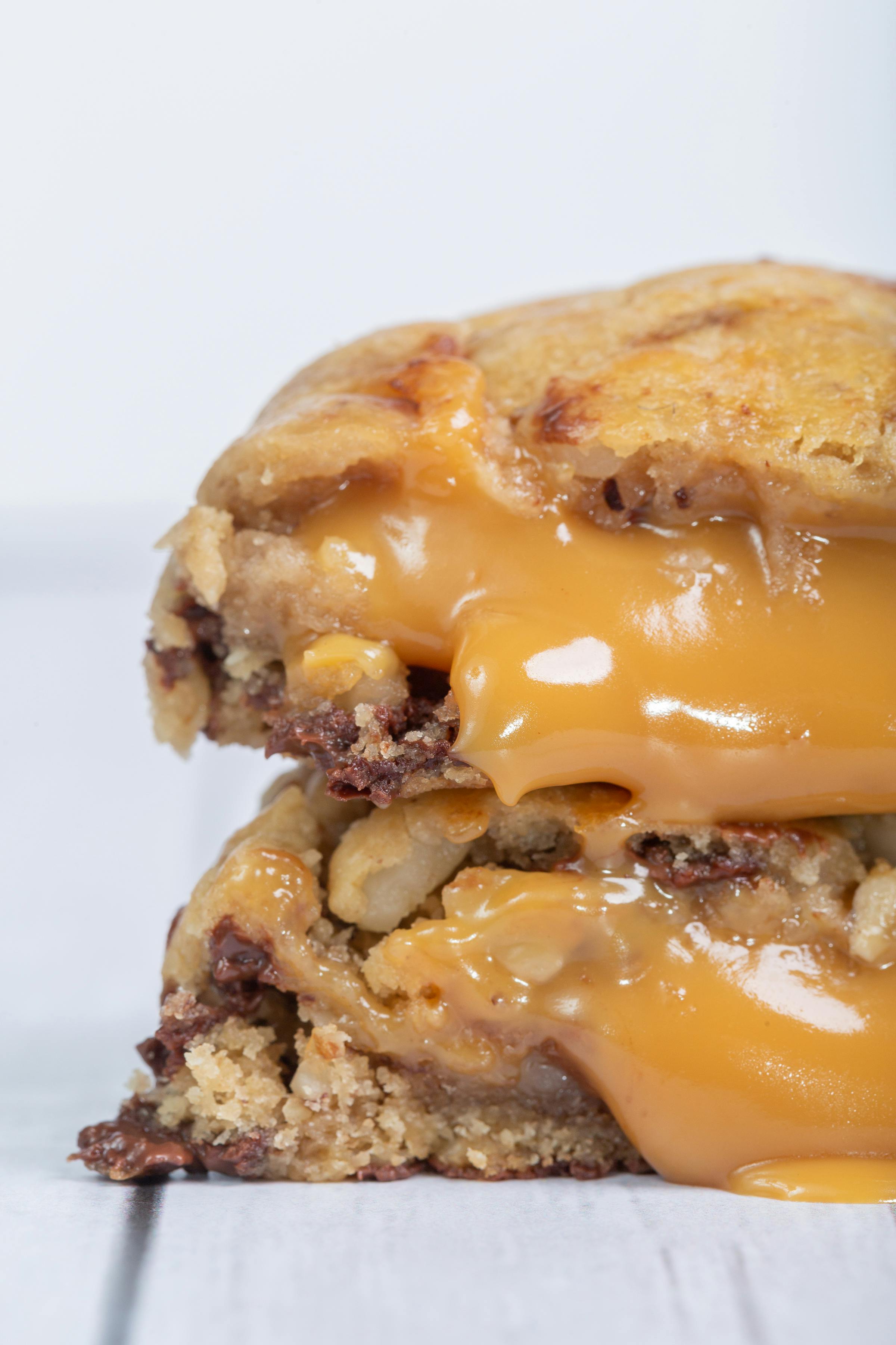 Closeup of Cookies with Caramel inside · Free Stock Photo