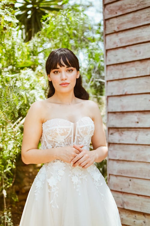 Portrait of Woman in Wedding Dress