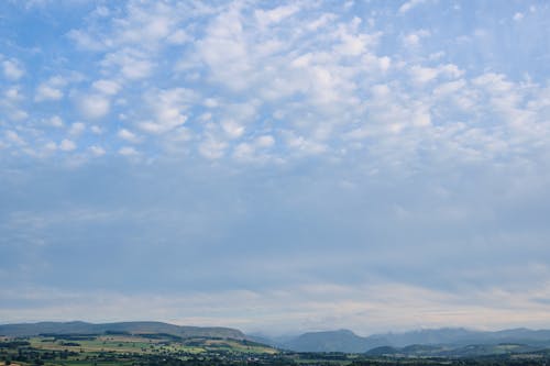 Clouds over Hills Landscape