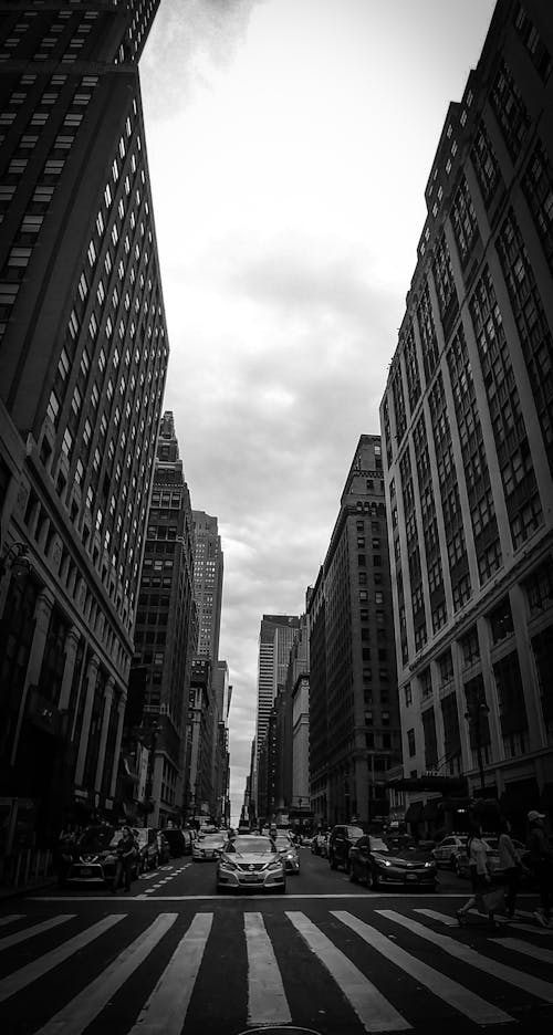 คลังภาพถ่ายฟรี ของ การถ่ายภาพในเมือง, ขาวดำ, ฉากในเมือง