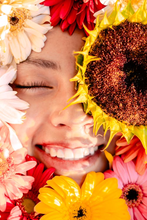 Fotos de stock gratuitas de cara, de cerca, flores