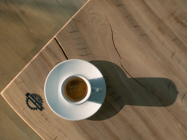 Coffee Served In A Restaurant 