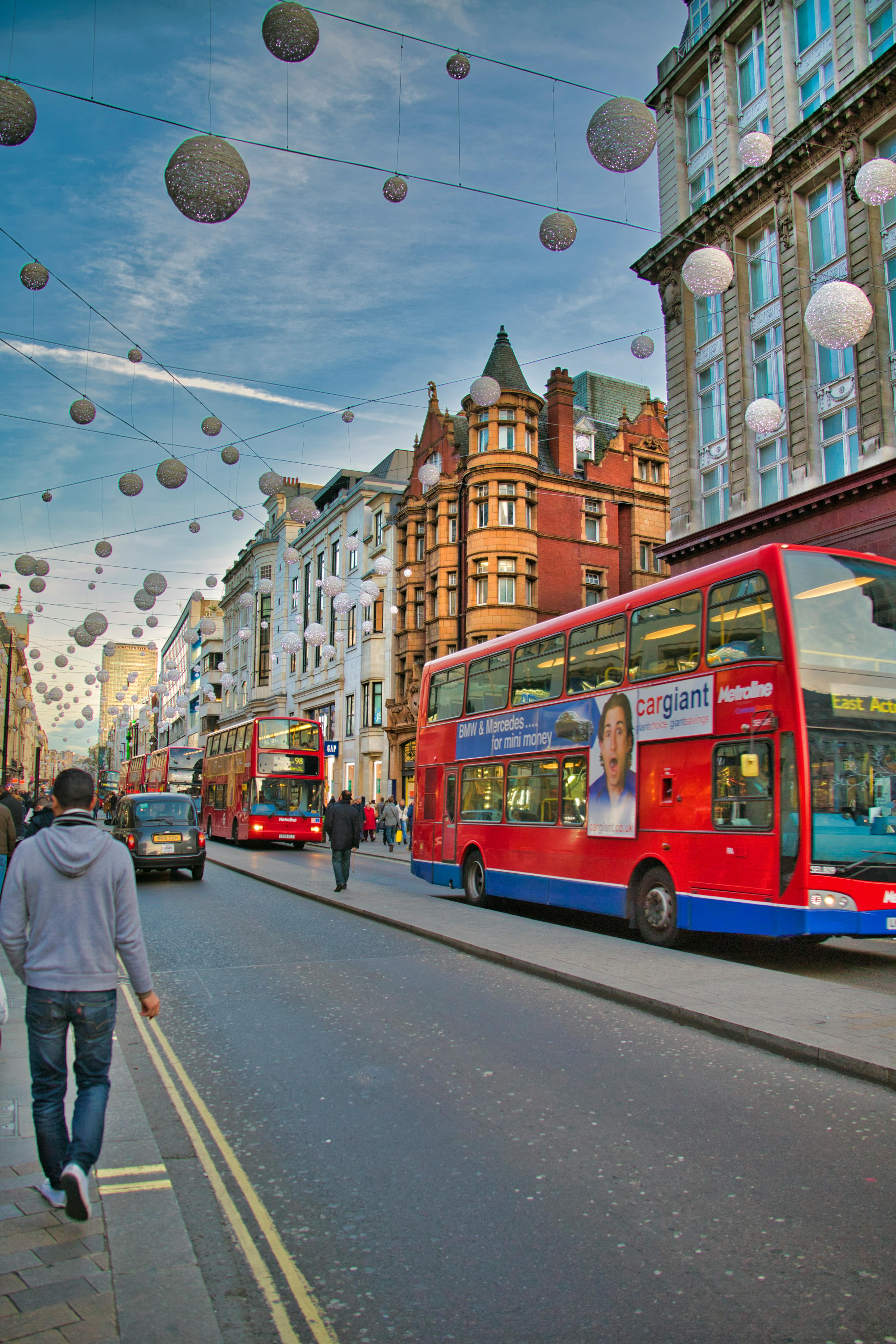 Free stock photo of buses, london, oxford circus