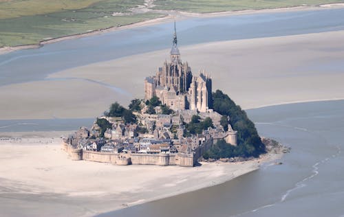 Δωρεάν στοκ φωτογραφιών με mont saint michel, αβαείο, αεροπλάνα