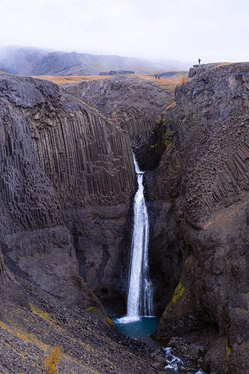 The Litlanesfoss Waterfall, Iceland