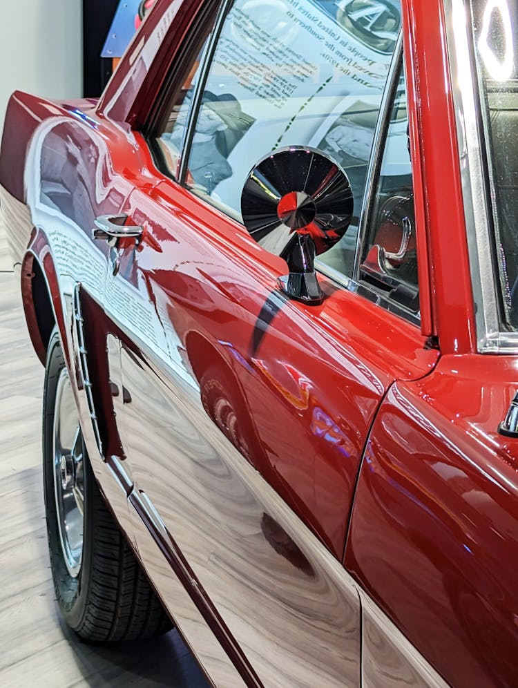 Red, Vintage Car