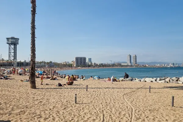 la plage de la Barceloneta