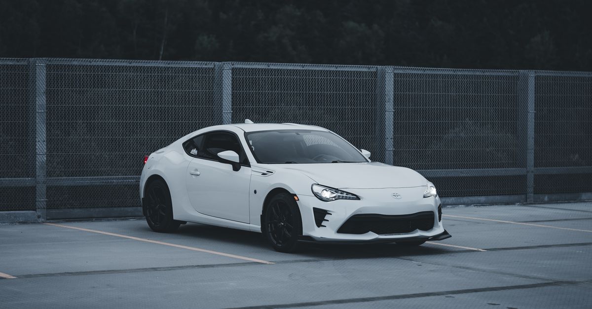 White Toyota FT 86 · Free Stock Photo