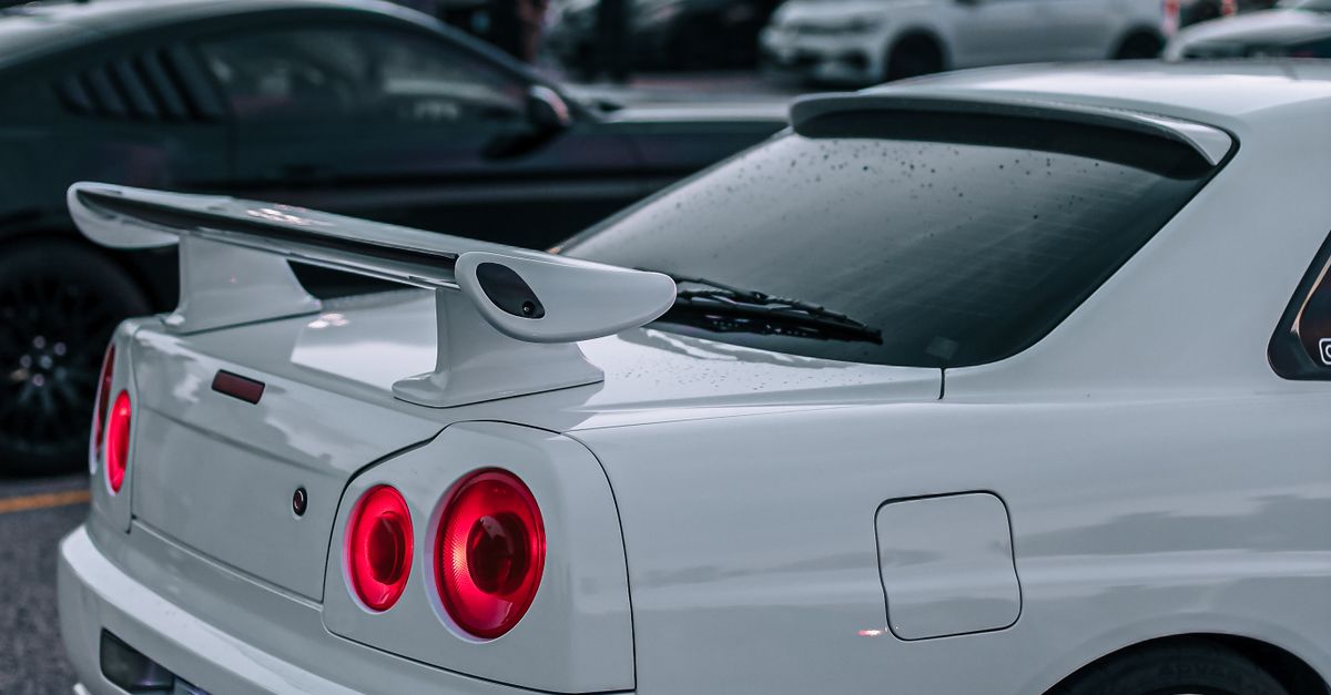 Back of Tuned Nissan Skyline · Free Stock Photo