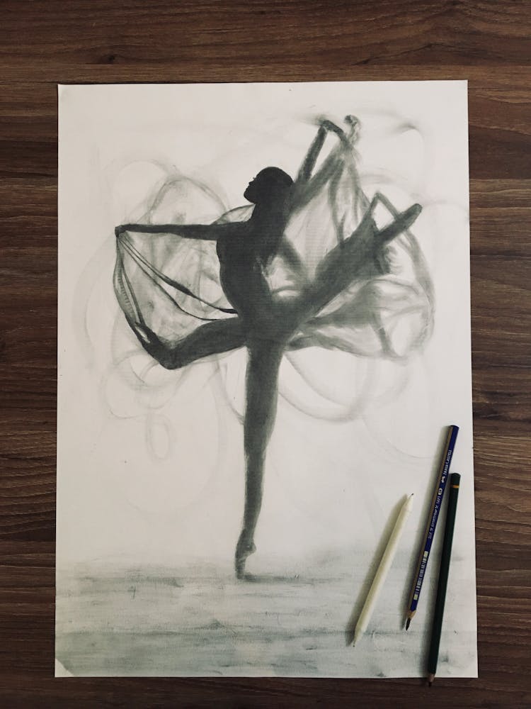 Drawing Of Ballerina