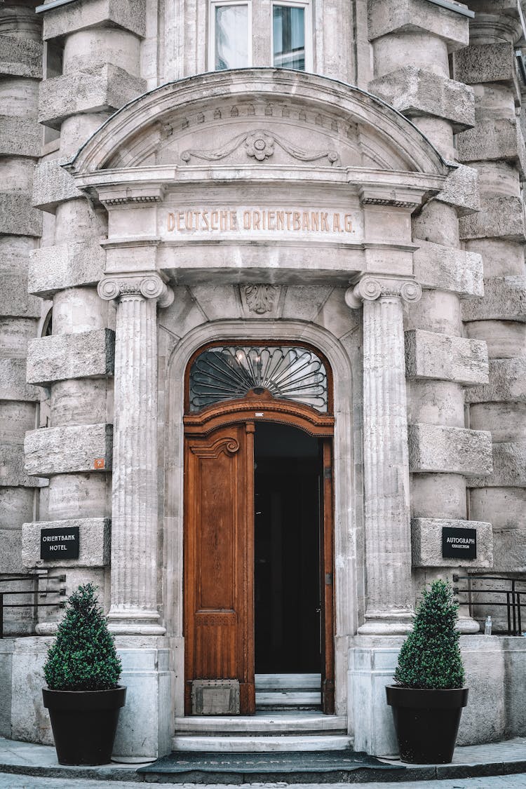 Entrance Of Deutsche Orientbank Hotel