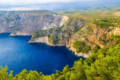 Foto profissional grátis de árvores, baía, cenário