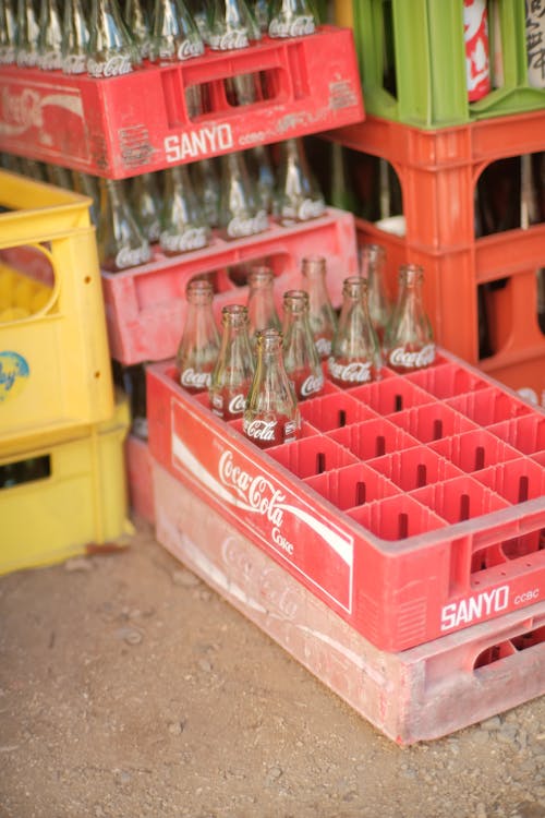 Fotos de stock gratuitas de beber, botellas, caja