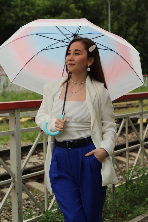 Woman umbrella