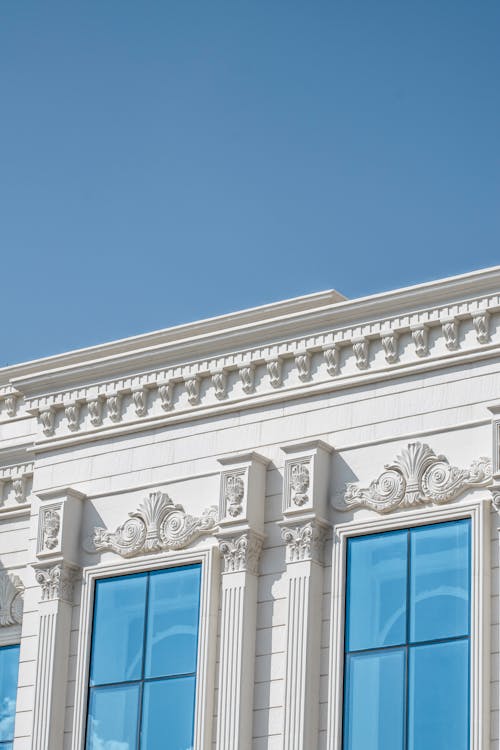 Ornamented Building Wall with Reliefs