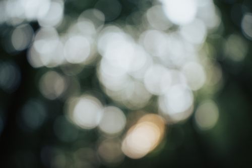 Free Blurred abstract bokeh lights forming circular patterns with a muted color palette. Stock Photo