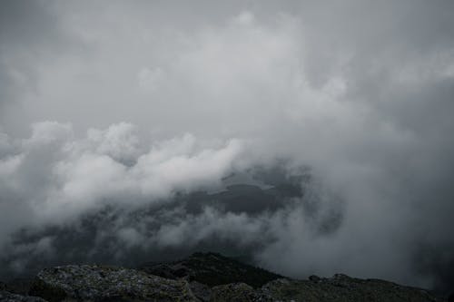 Foto d'estoc gratuïta de blanc, cel, dens