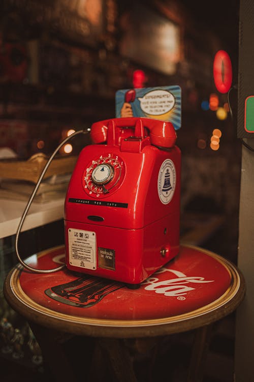 Red, Vintage Telephone