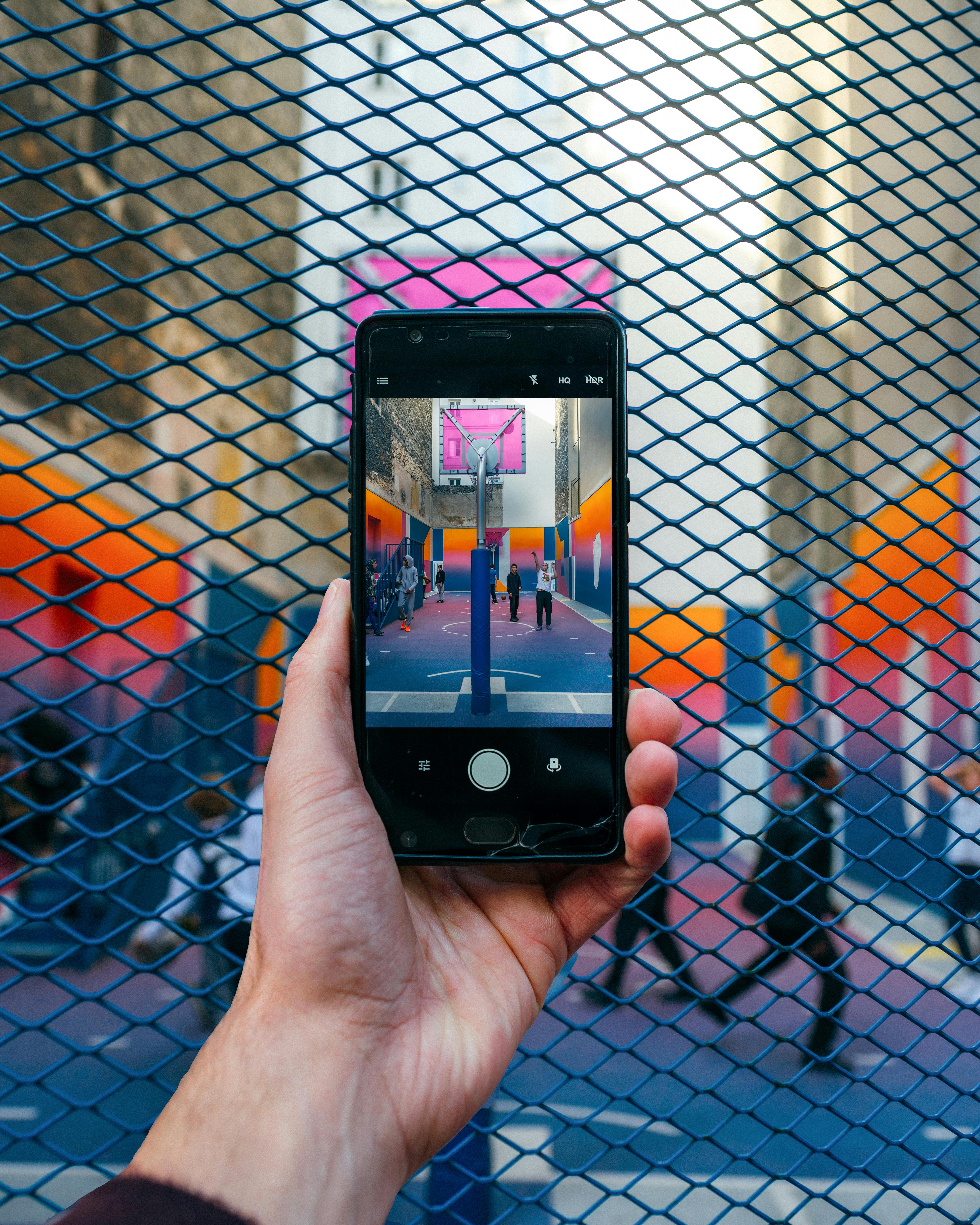 Free stock photo of #mobile #phone #pigalle #paris, #oneplus #grid #basketball #street
