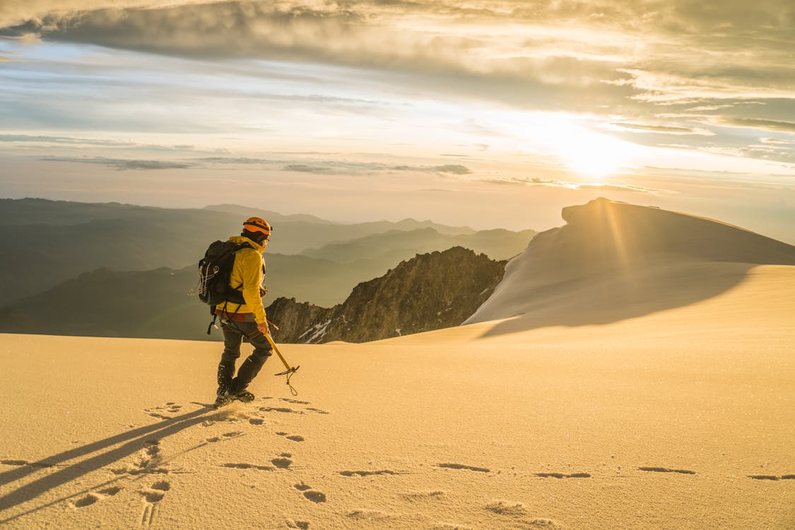 Imagine de stoc gratuită din alpinism, apus, aventură