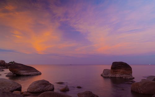 Foto stok gratis alam, batu, laut