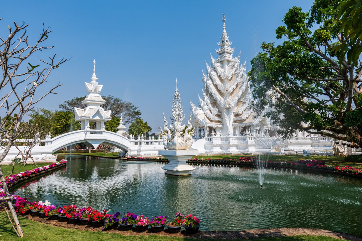 Templo Blanco Wat Rong Khun en Chiang Rai