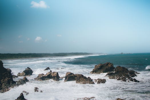 Capture the rugged beauty and dynamic waves of Tasikmalaya, West Java's captivating coastline.