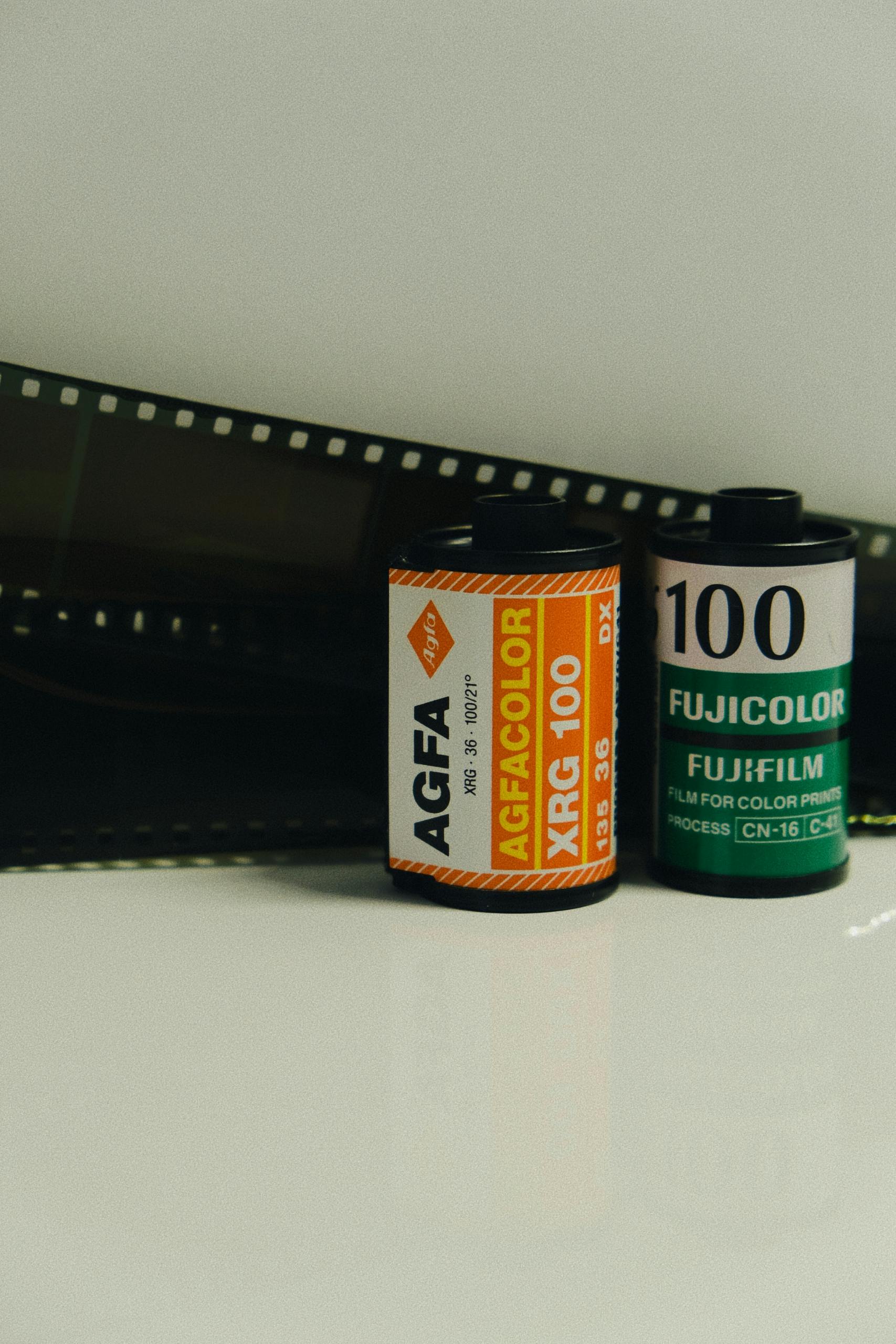 analogue film rolls