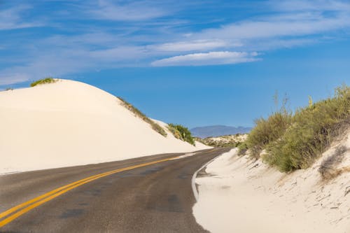 Foto profissional grátis de areia branca, dunas de areia, hd