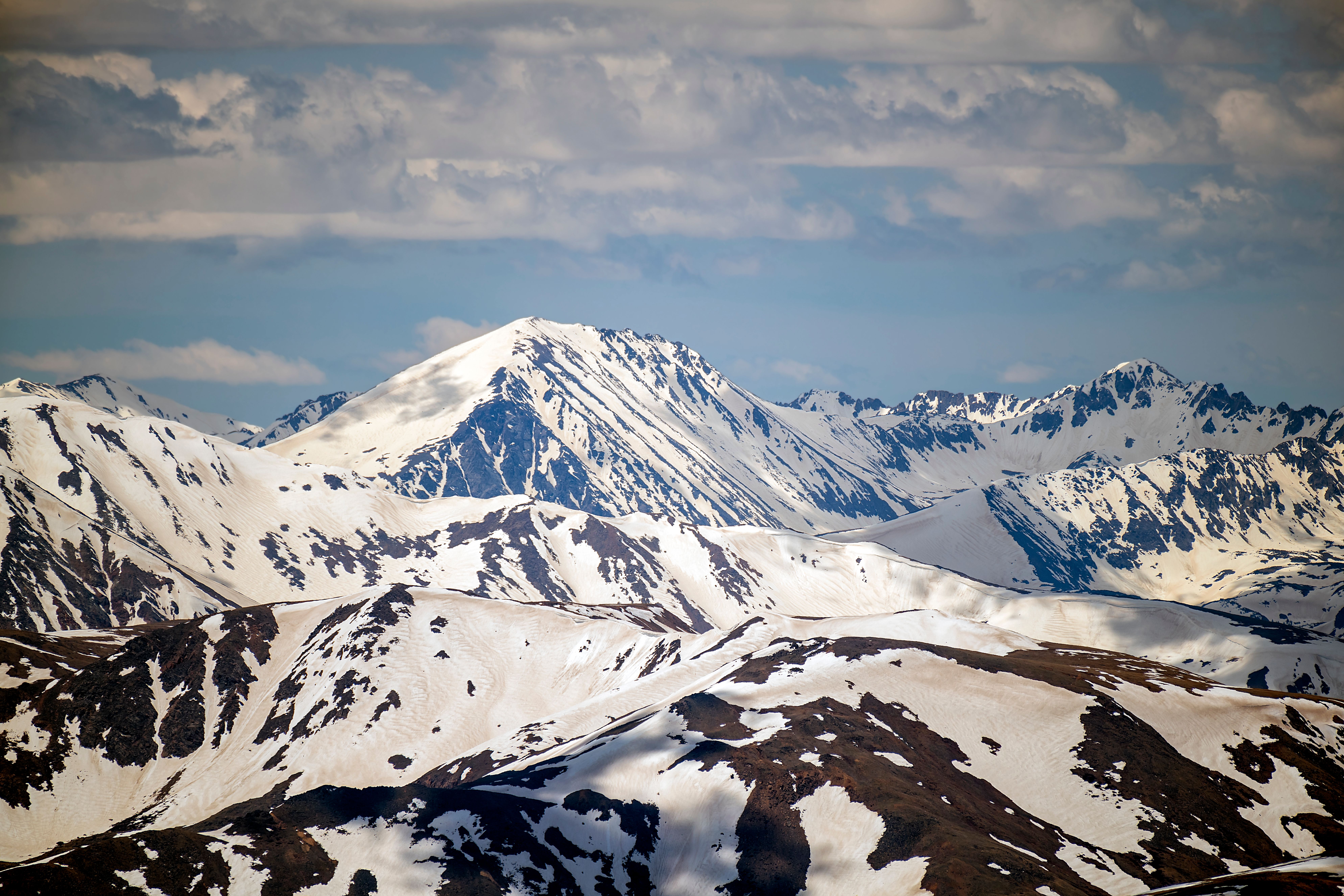 snowy mountain landscape
