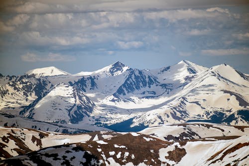 Immagine gratuita di montagne, monte evans deserto, neve