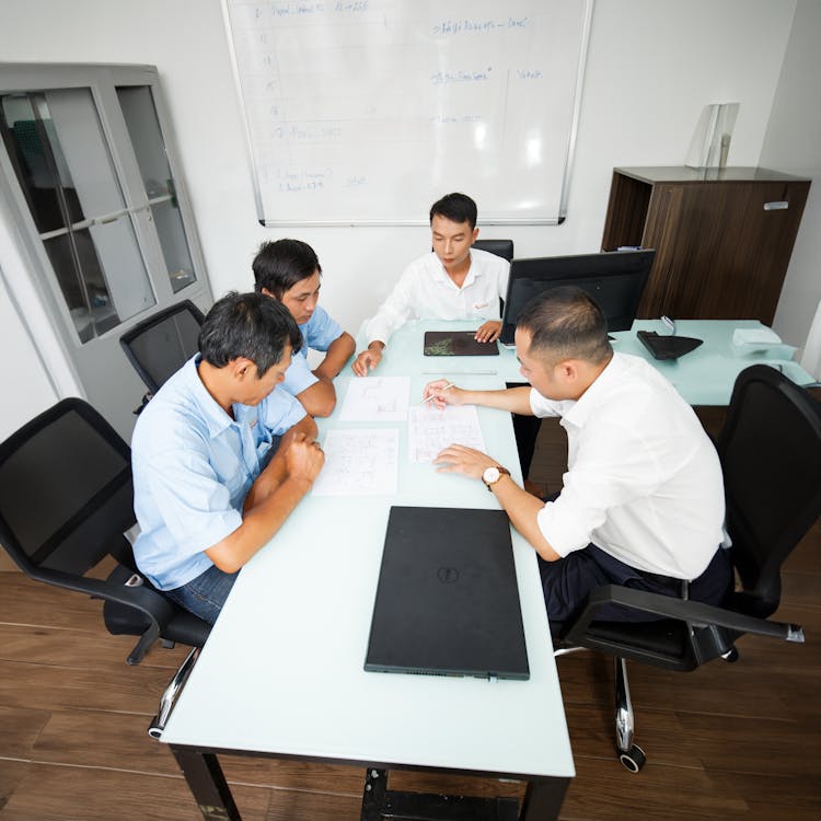 Men Working In Office