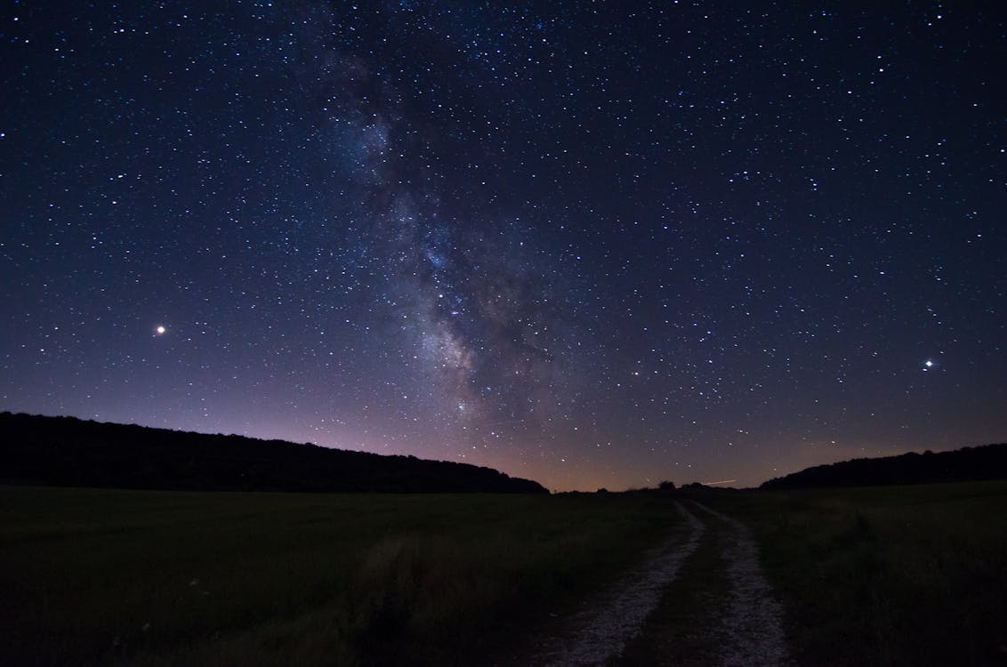 Gratis arkivbilde med 4k-bakgrunnsbilde, åker, astronomi