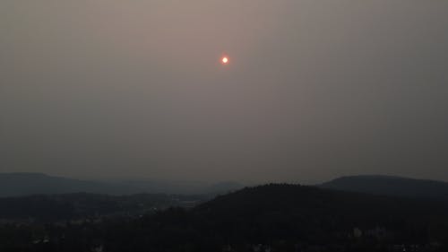 คลังภาพถ่ายฟรี ของ ควันพิษ, ควิเบก, ดวงอาทิตย์