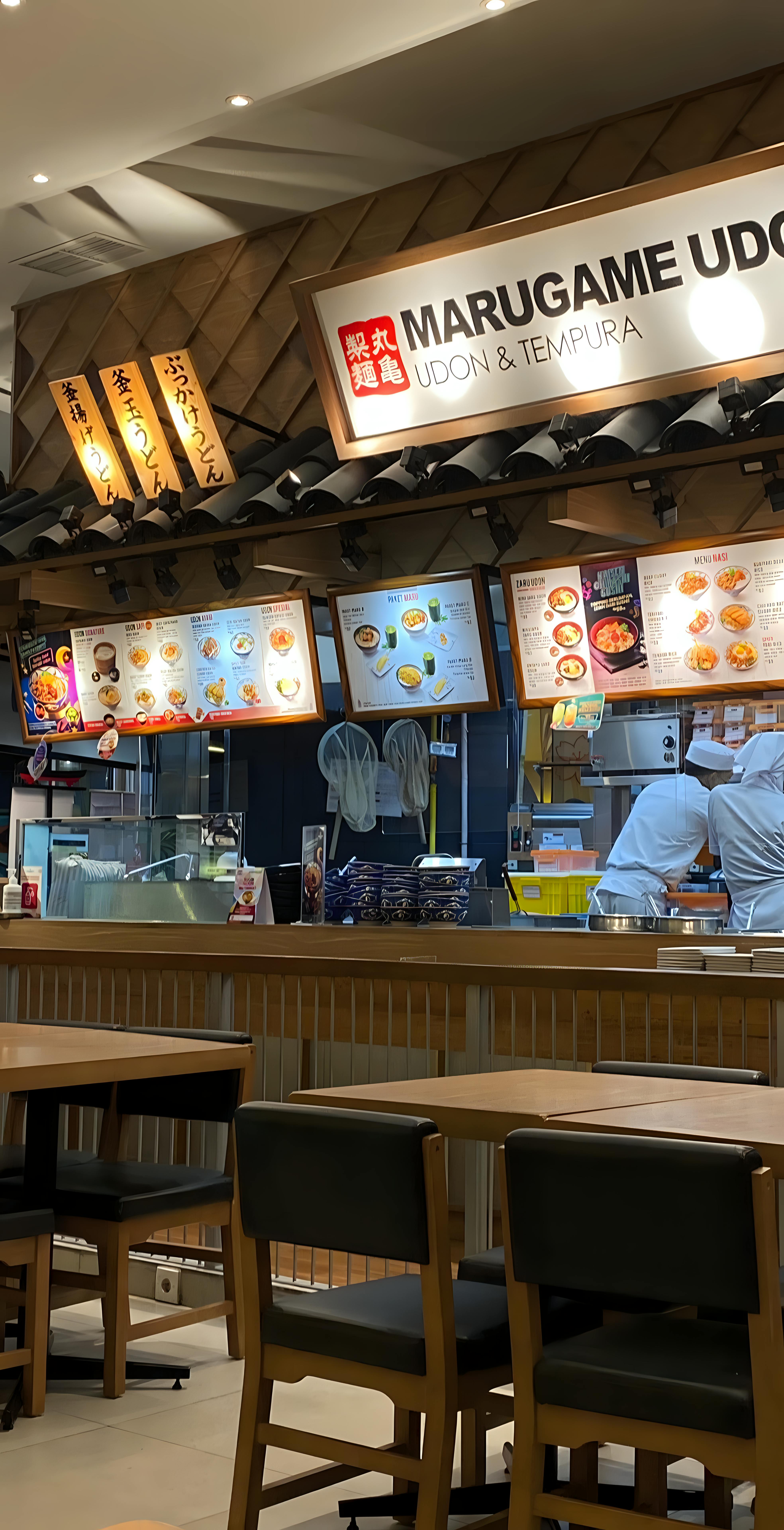 dinner at a cozy place Marugame Udon · Free Stock Photo