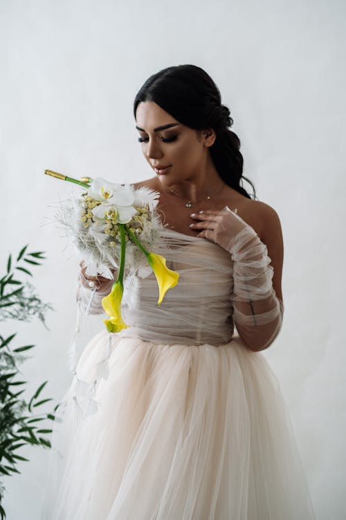 A Bride with a Bouquet