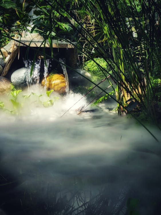 Foto profissional grátis de cachoeira, cascata, garoa