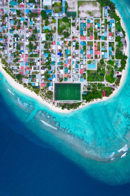 Local island in the Maldives
