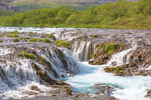 Foto stok gratis bruarfoss, glasial, indah