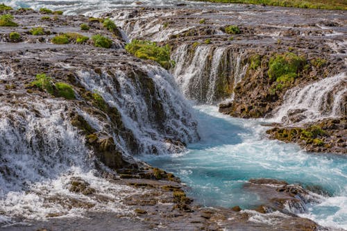 Bruarafoss Waterfalls on Iceland