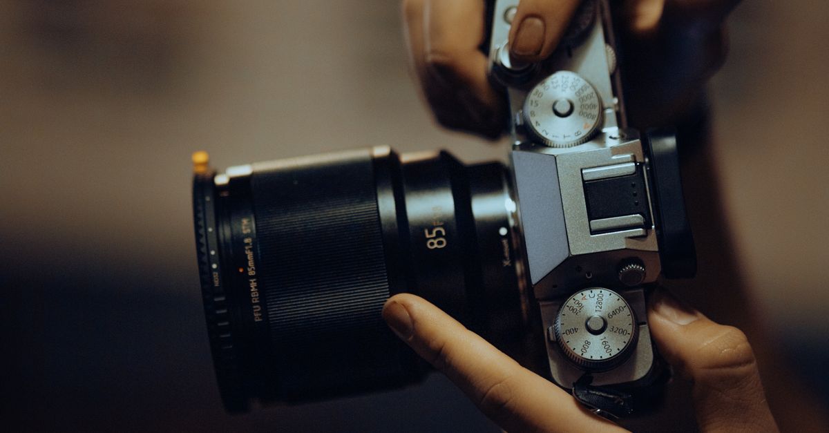 Hand With Camera Hands Holding Camera · Free Stock Photo