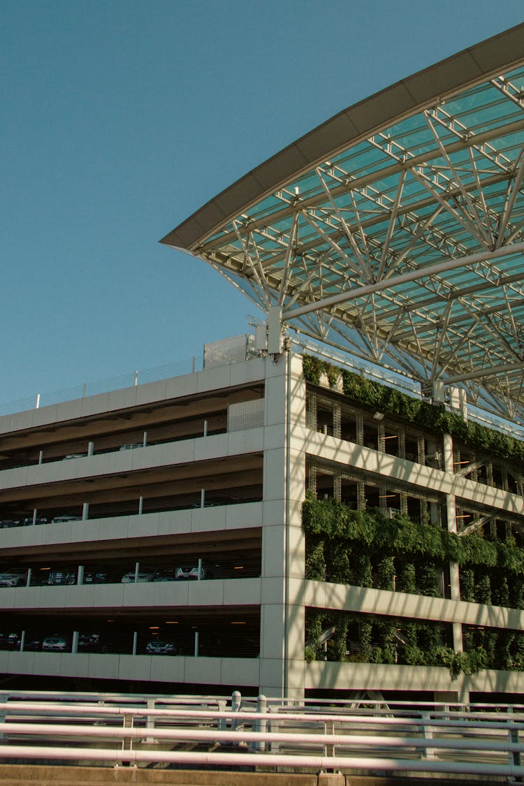 Facade Of Airport In Portland