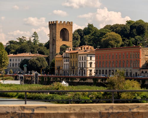 Tower on a Square in Florence 