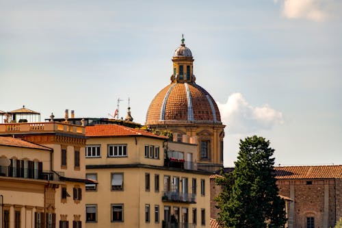 Dome of Florence Cathedral over Buildings