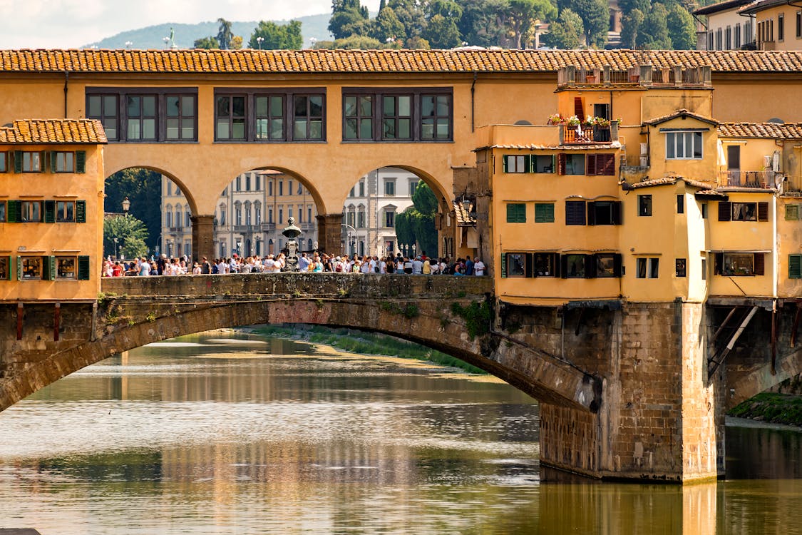 ponte vecchio, 佛羅倫薩, 地標 的 免费素材图片